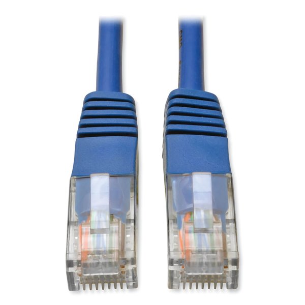 Tripp Lite Molded Patch Cable, Cat5E, 7 ft., Blue N002-007-BL